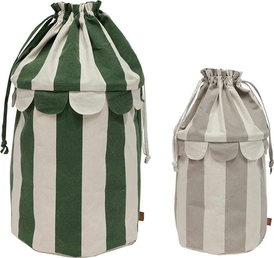 Kosze do przechowywania Saga zielony i szary 2 szt.