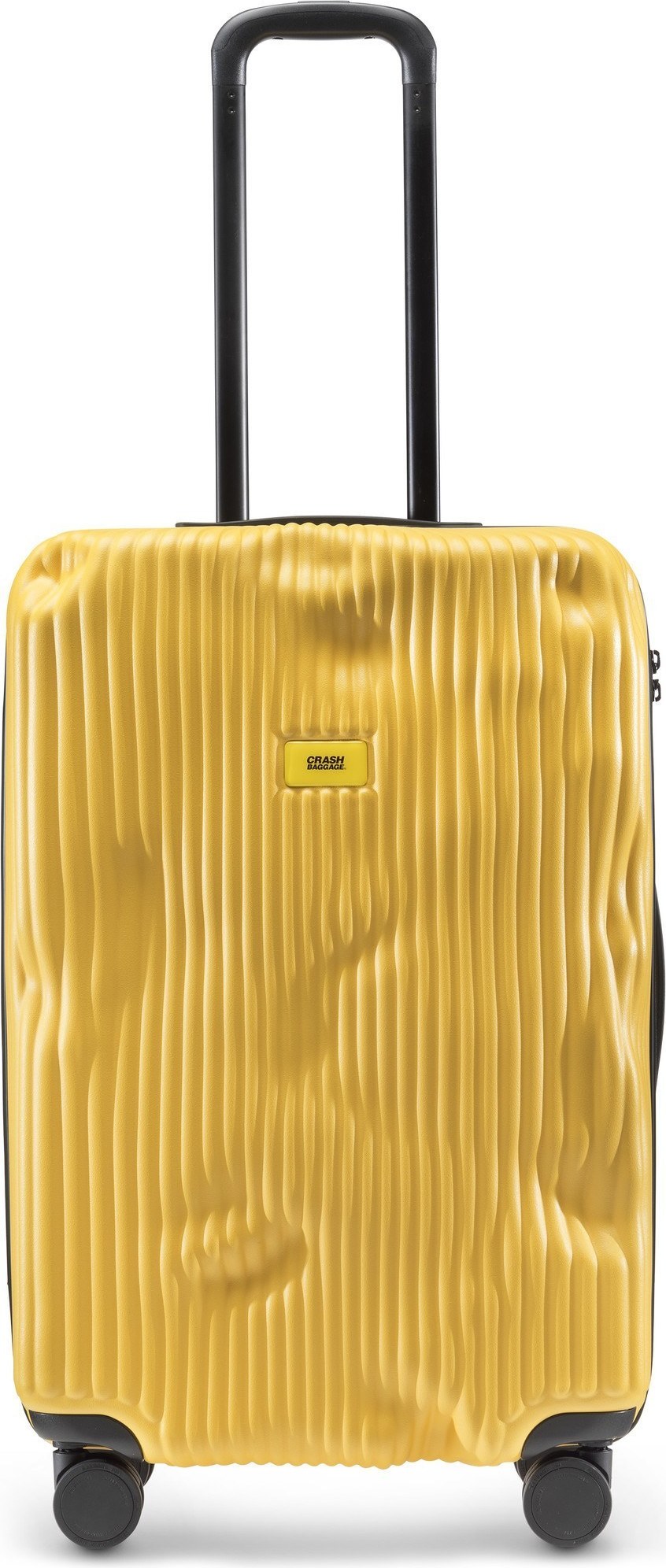 Walizka Stripe średnia Mustard Yellow