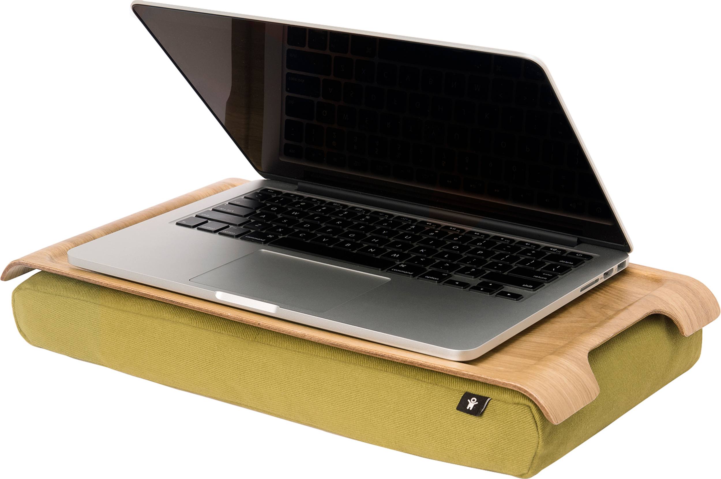 Taca Mini Laptray naturalna z oliwkową poduszką