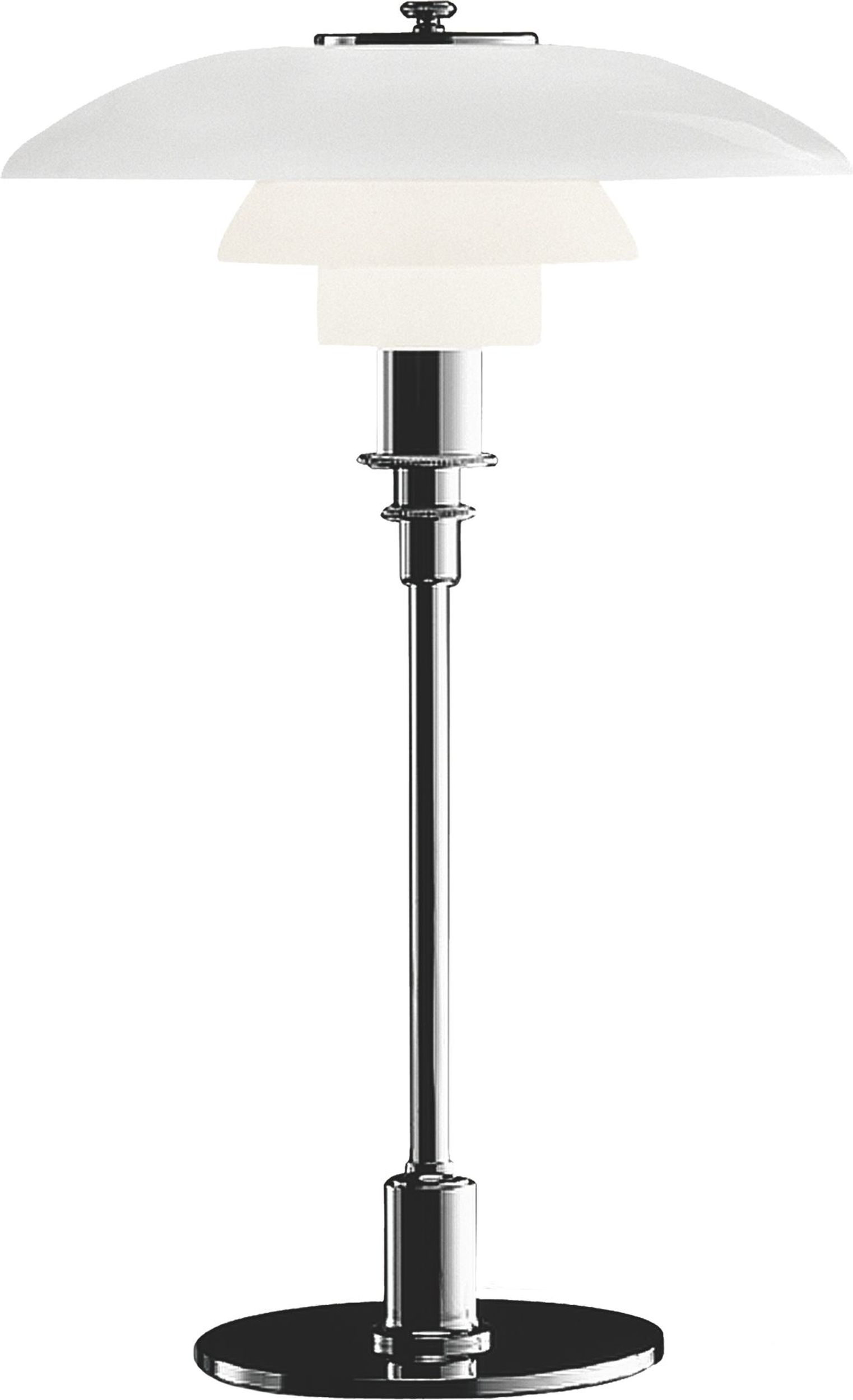 Lampa stołowa PH 28,5 cm chrom
