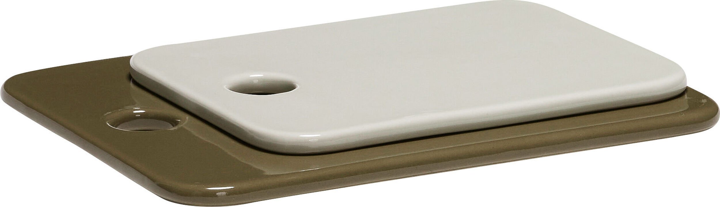 Deski do serwowania Amare zielona i piaskowa 2 szt.