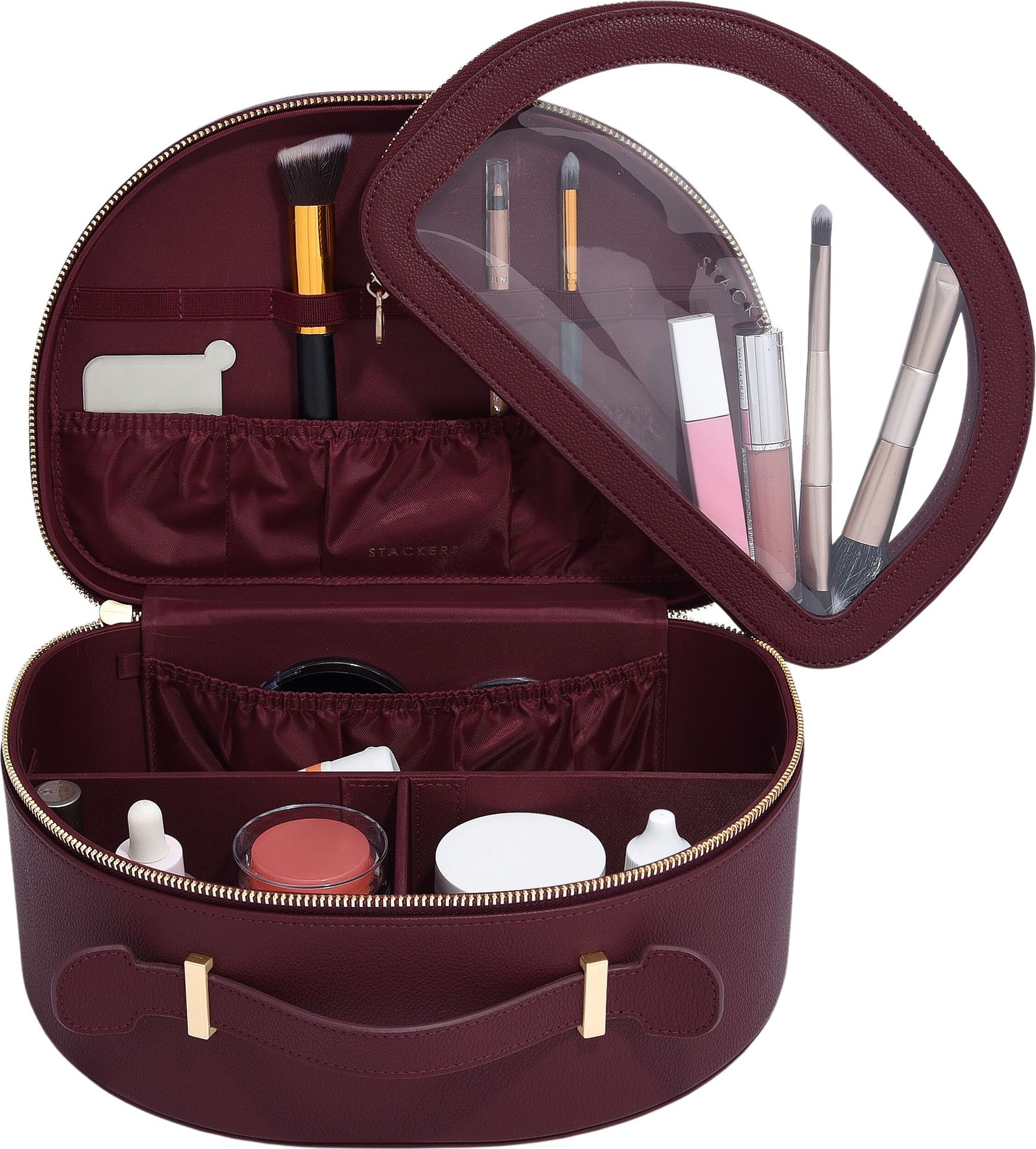 Kosmetyczka Stackers Vanity burgundowa