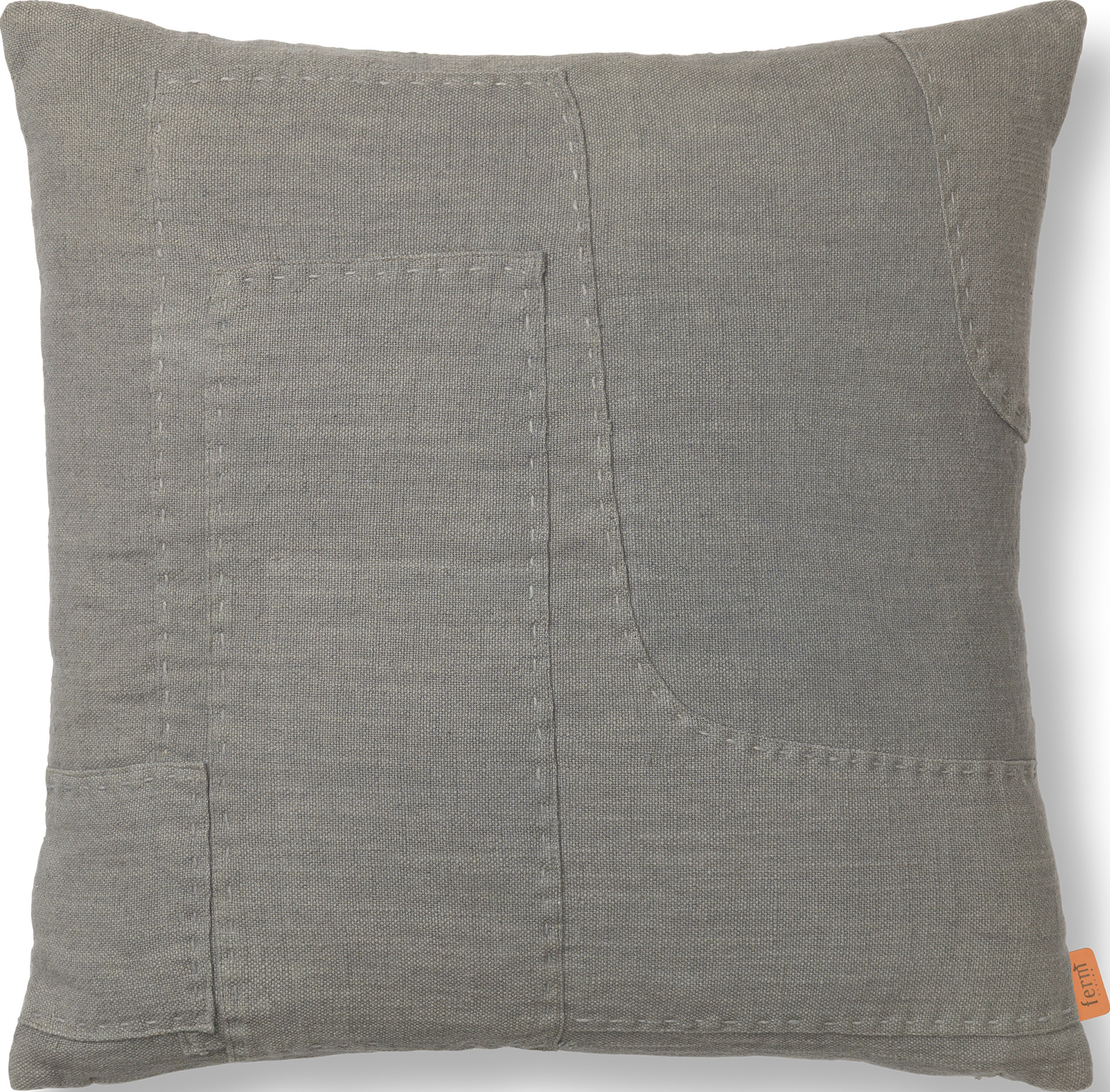 Poduszka dekoracyjna Darn 50 x 50 cm niebieskoszara