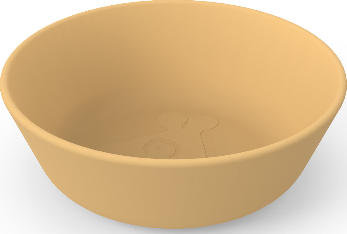 Miseczka dziecięca Kiddish Raffi musztardowa