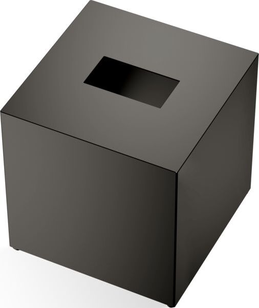 Pojemnik na chusteczki Corner kwadratowy ciemny metal mat