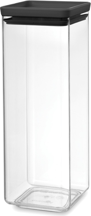 Pojemnik kuchenny kwadratowy Brabantia duży ciemnoszary