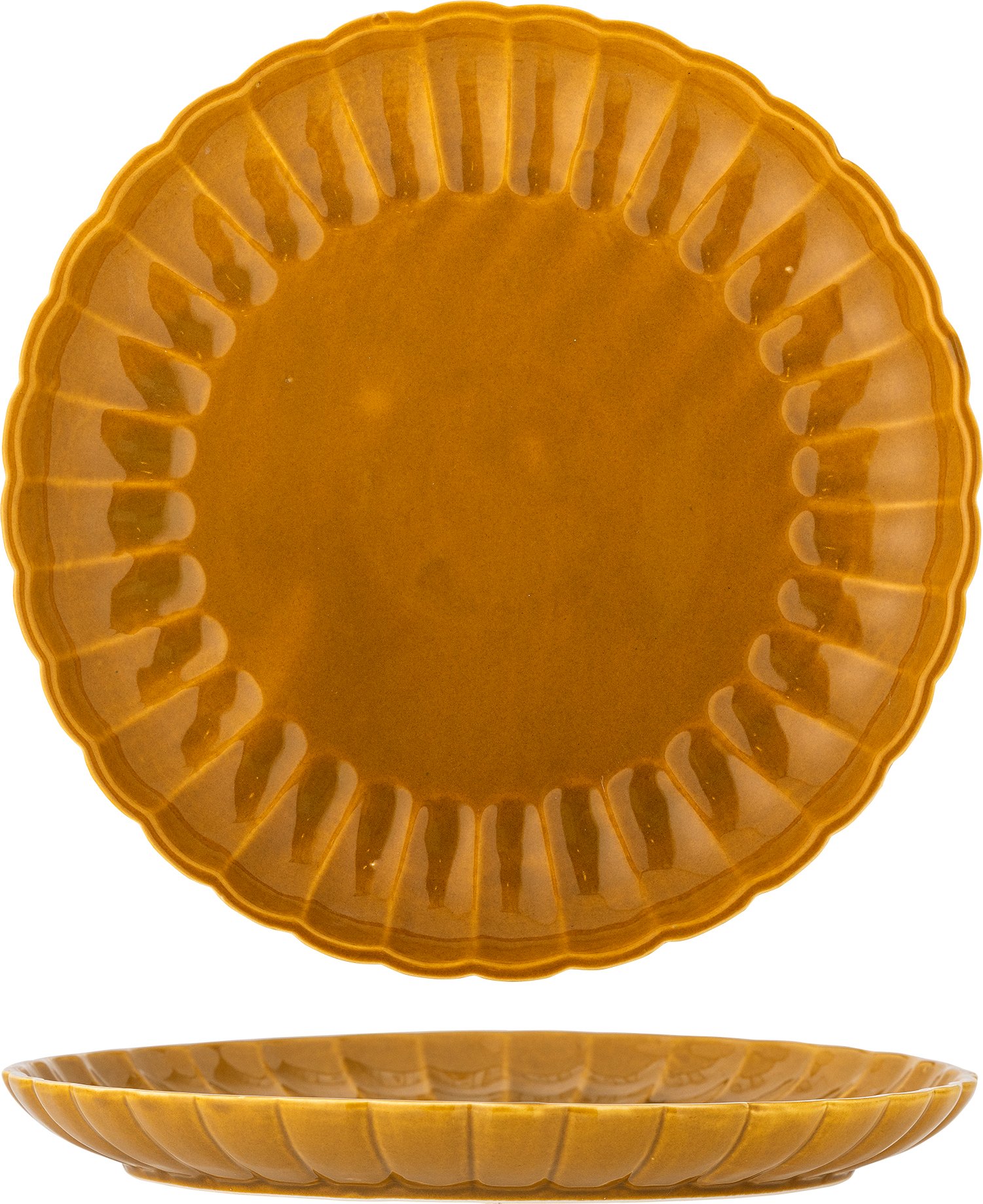 Talerz obiadowy Latina 27 cm żółty