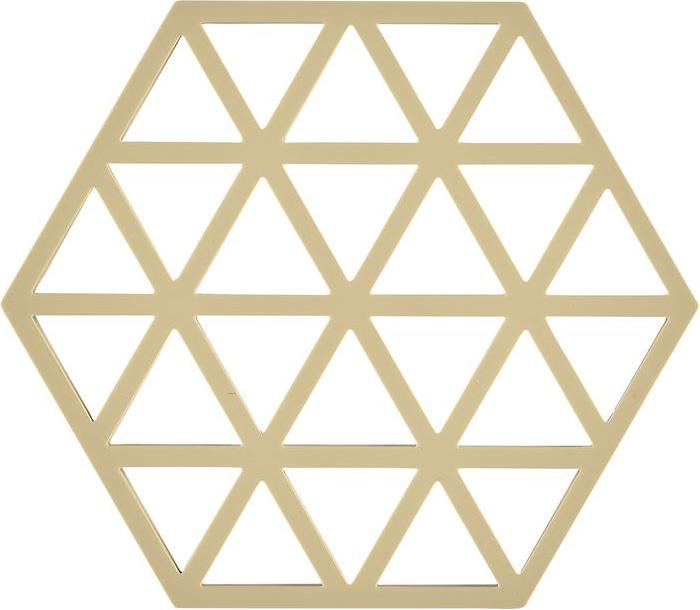 Podstawka pod gorące naczynia Triangles piaskowa