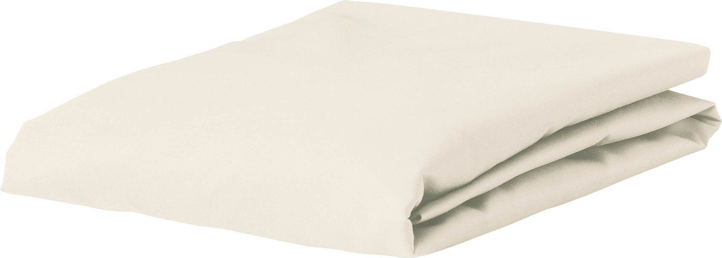 Prześcieradło z gumką The Perfect Organic Jersey 100 x 200 cm kremowe