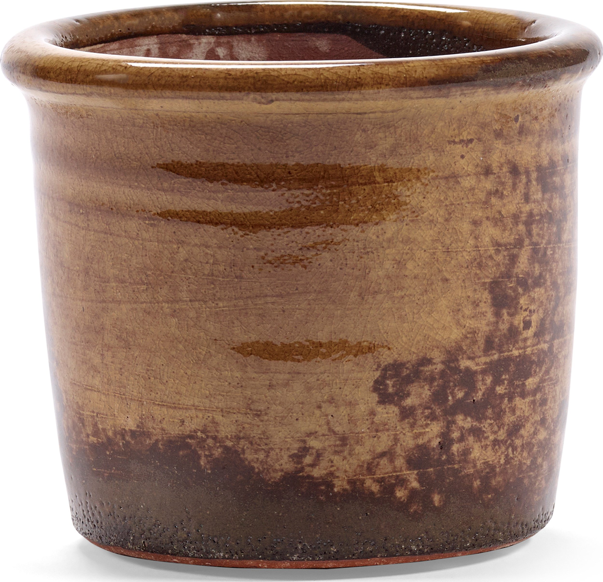 Doniczka Glazed Shades 11 cm rdzawa