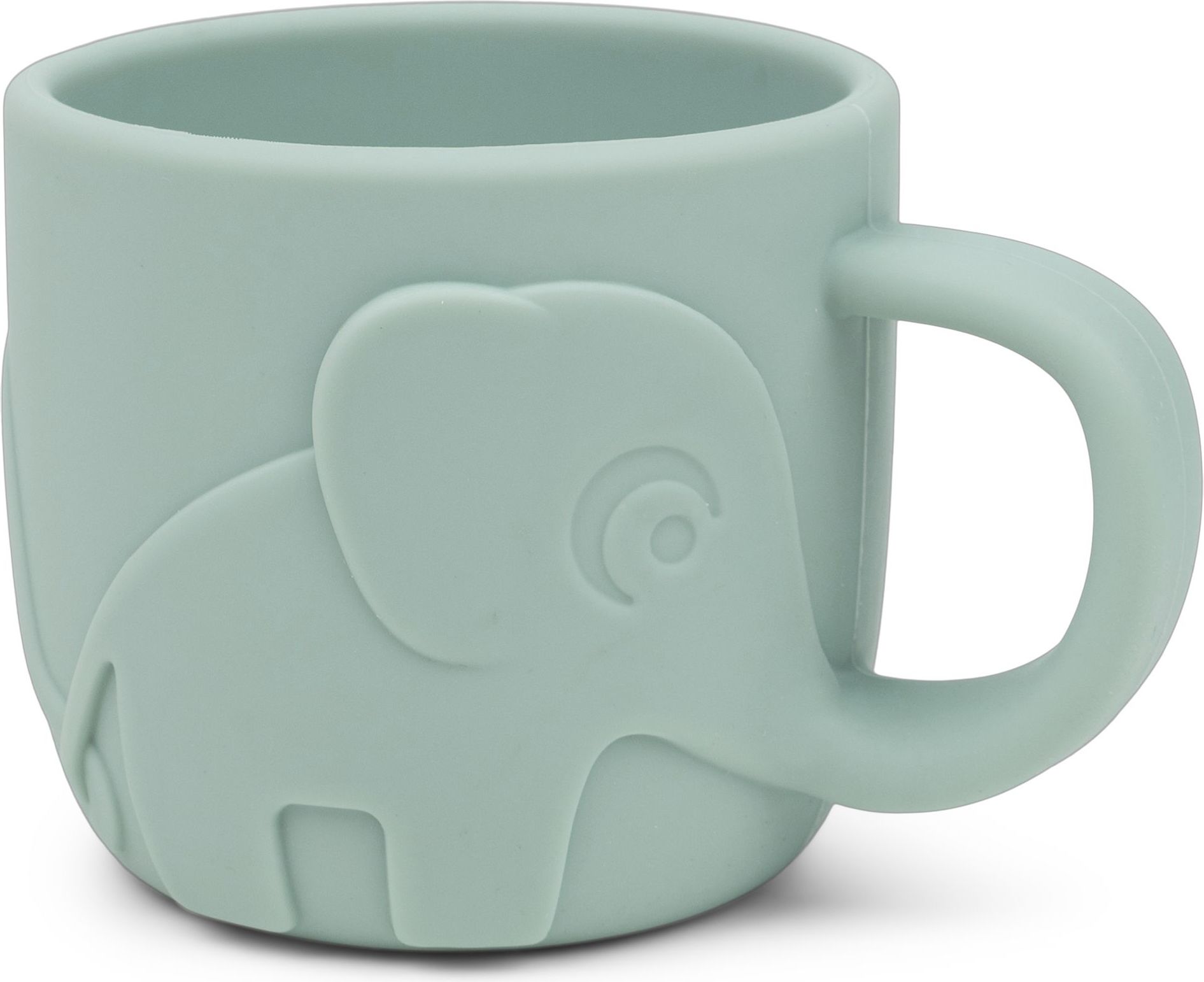 Kubek Peekaboo Elphee niebieski silikonowy