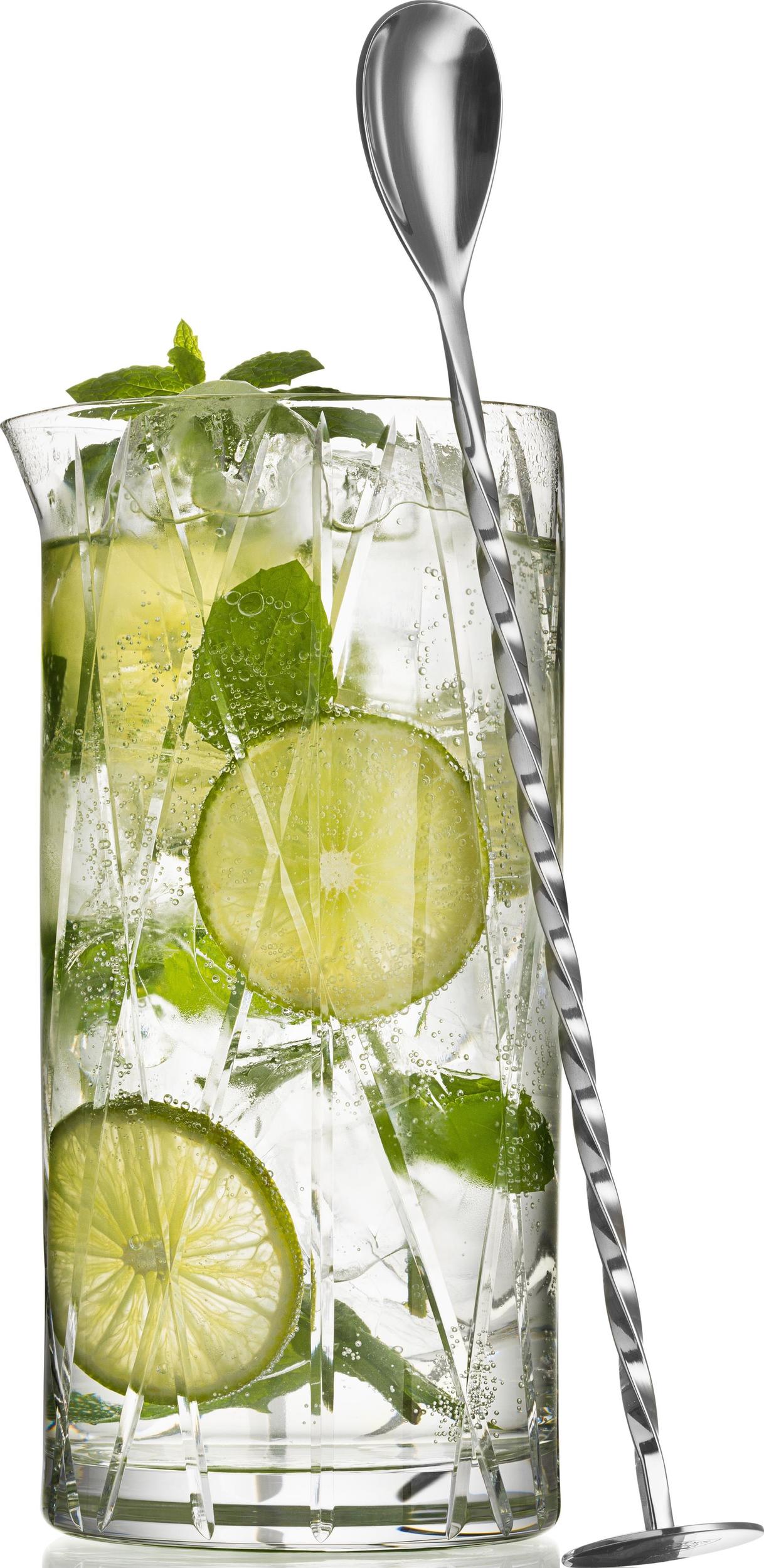 Szklanica barmańska City 650 ml z łyżką do mieszania