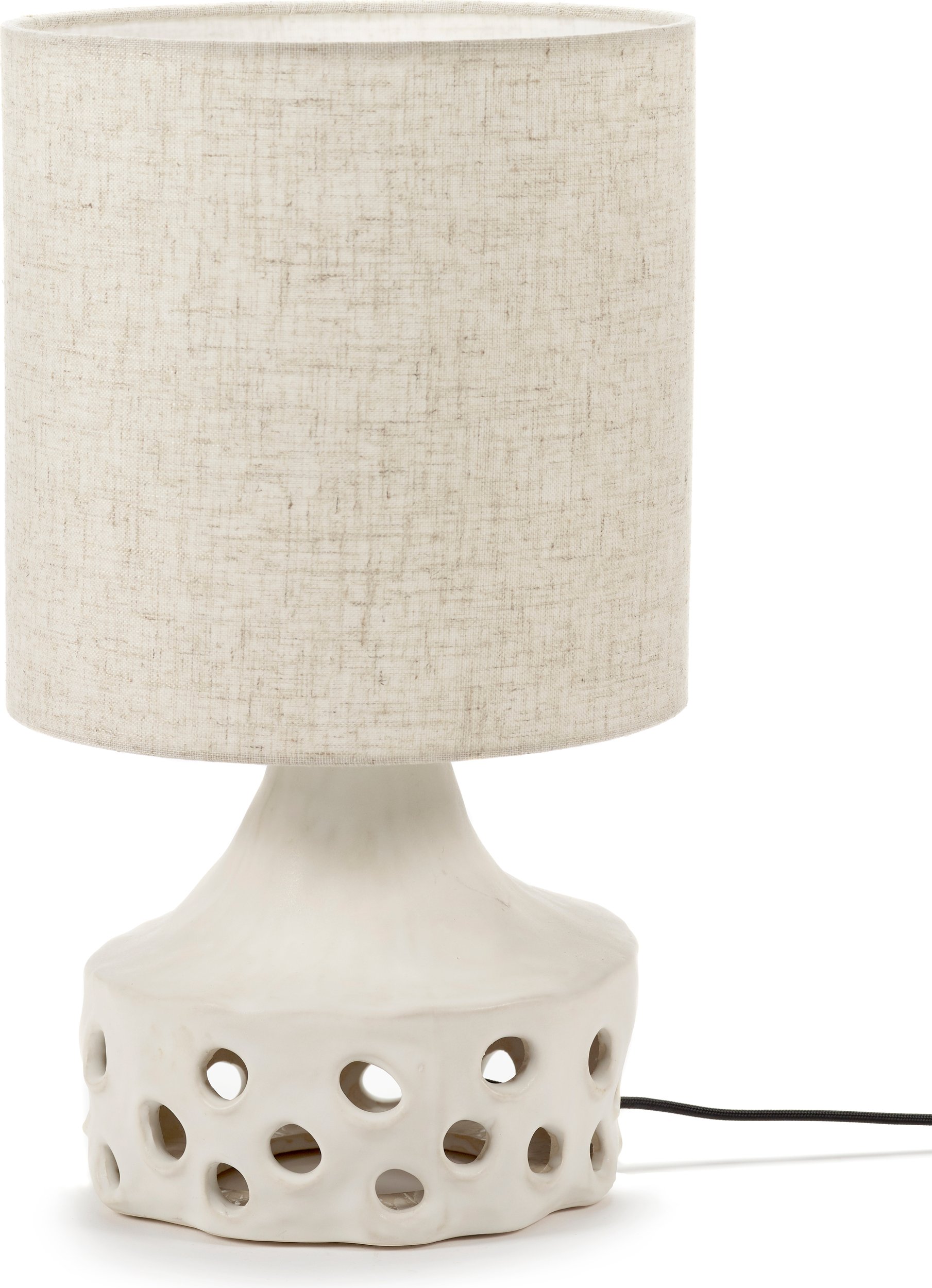 Lampa stołowa Oya 02 42 cm beżowa