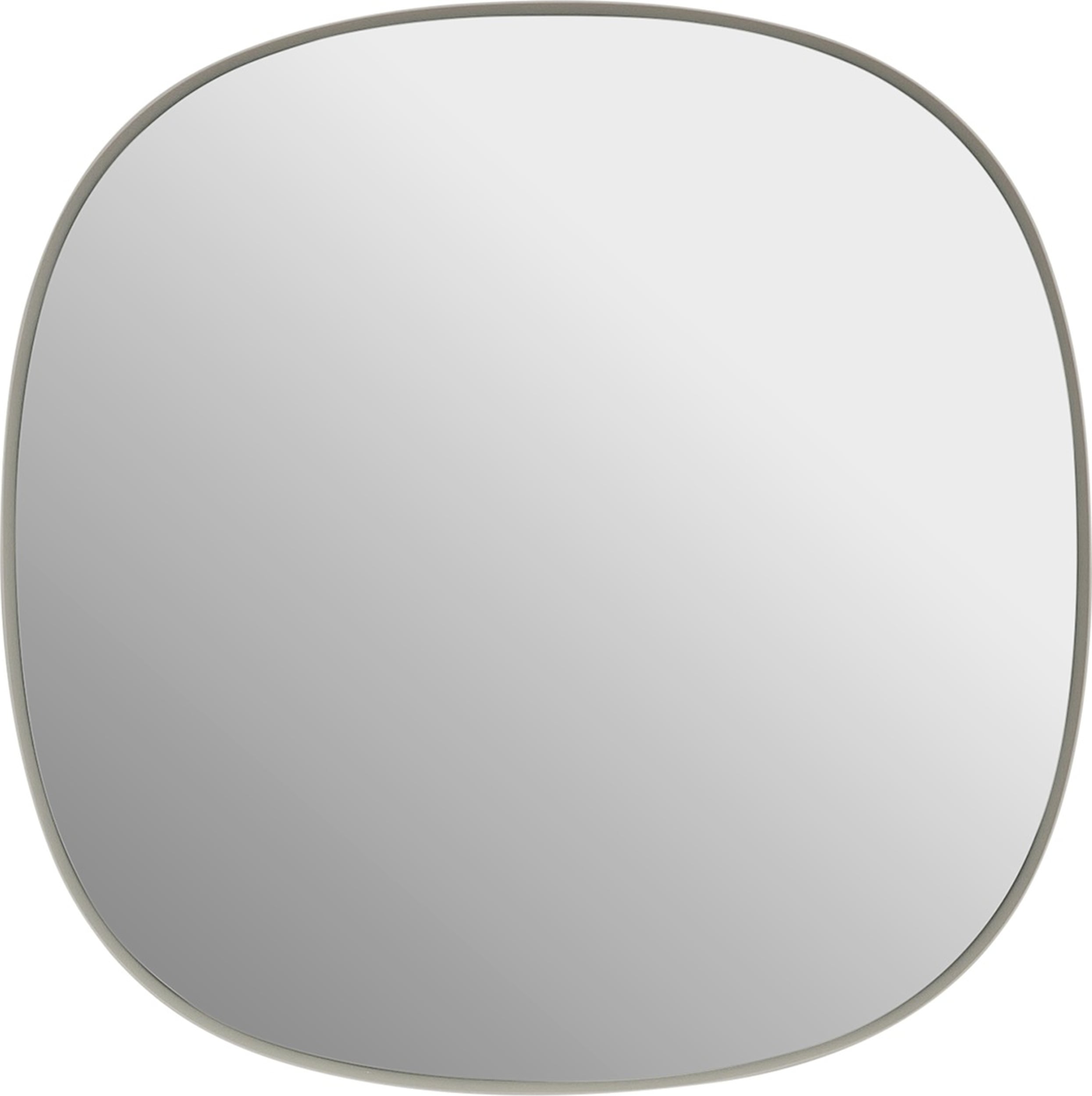 Lustro ścienne Framed kwadratowe XS szare