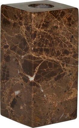 Świecznik na klasyczną świecę Savi 10 cm brązowy