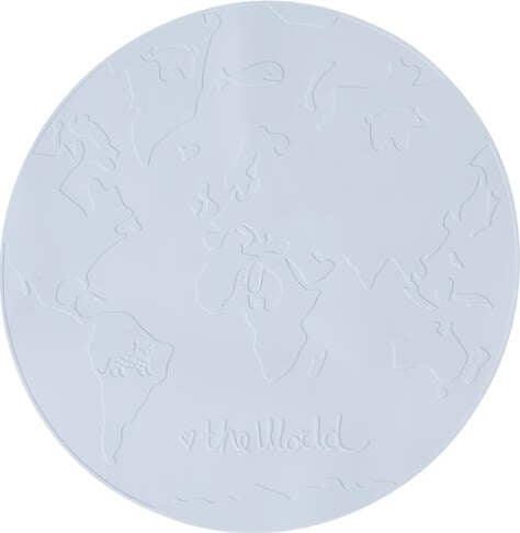 Podkładka pod talerz The World 39 cm jasnoniebieska