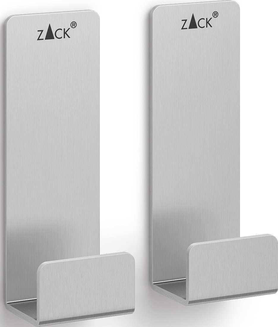 Haczyki ścienne Potes 7 cm stal nierdzewna matowa 2 szt.