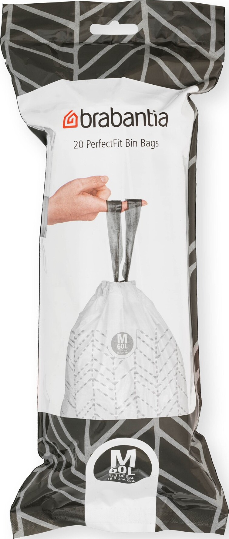 Worki na śmieci Brabantia PerfectFit rozmiar M 60 l 120 szt.