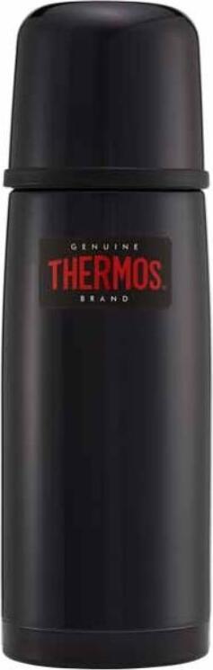 Termos z przyciskiem na nakrętce Mountain 350 ml czarny