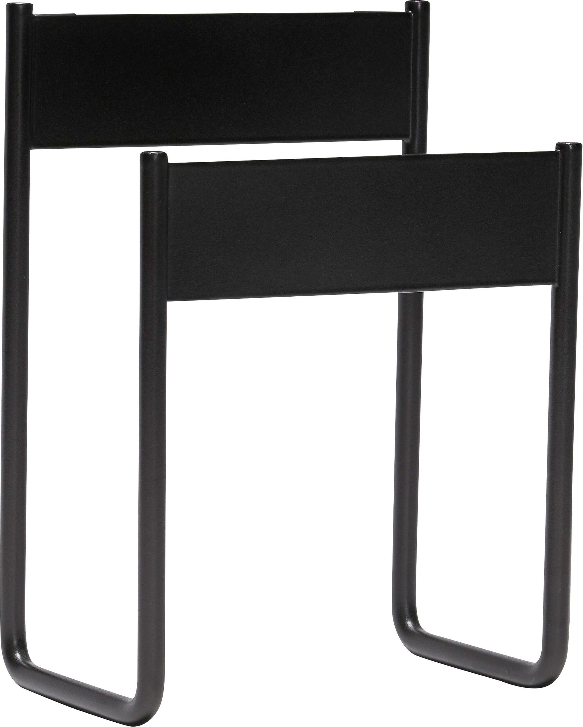 Uchwyt na magazyny InBetween czarny ścienny