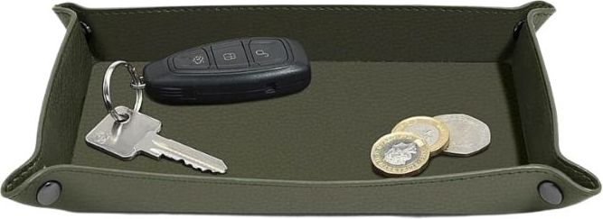 Podstawka na drobiazgi Stackers Pebble Travel prostokątna oliwkowa