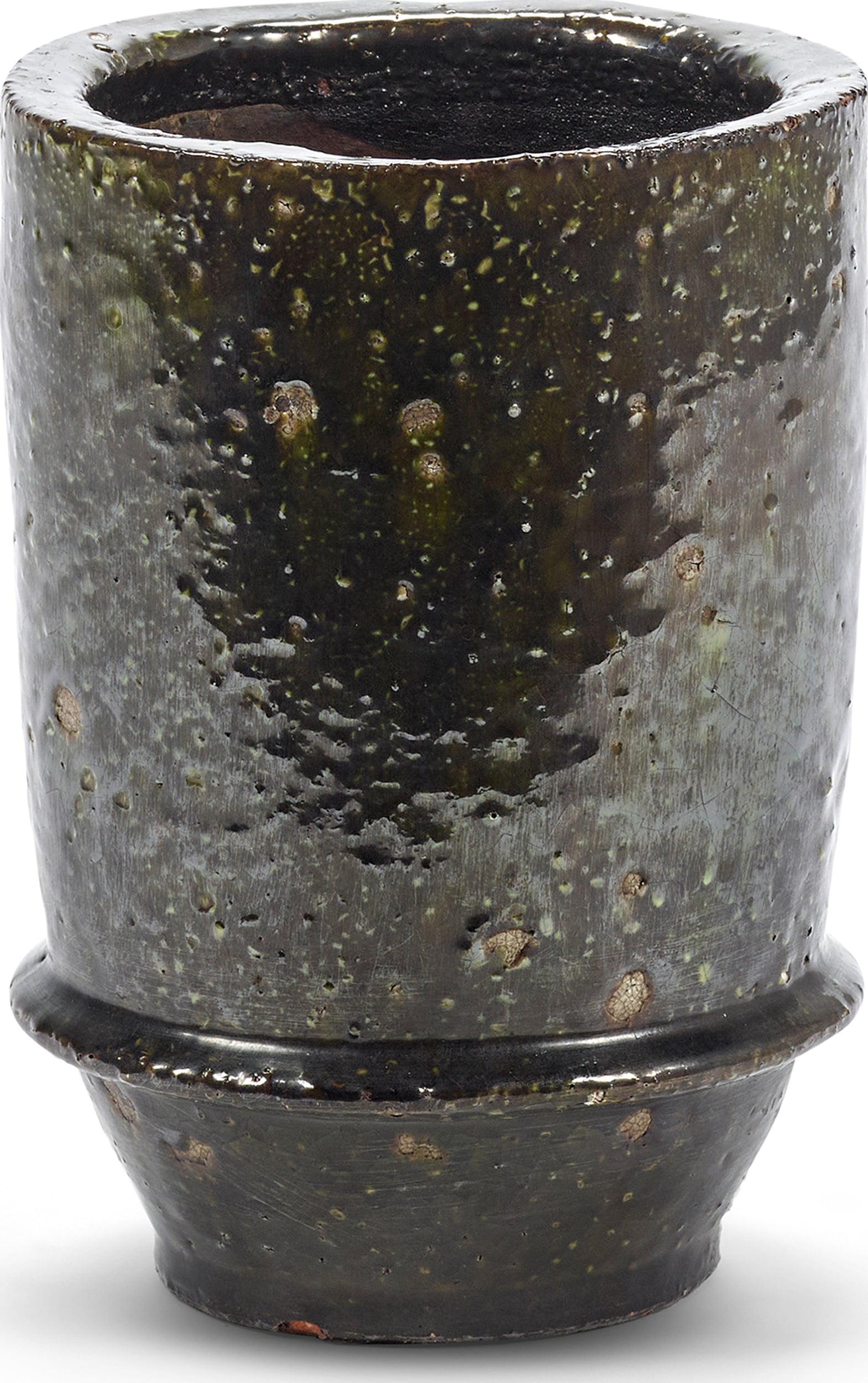 Doniczka Dune 18 cm ciemnozielona