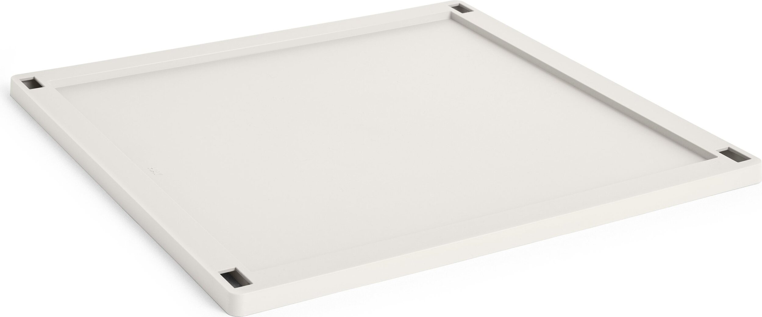 Pokrywka do kosza do przechowywania Hay Colour Crate Cube & Square M zgaszona biel