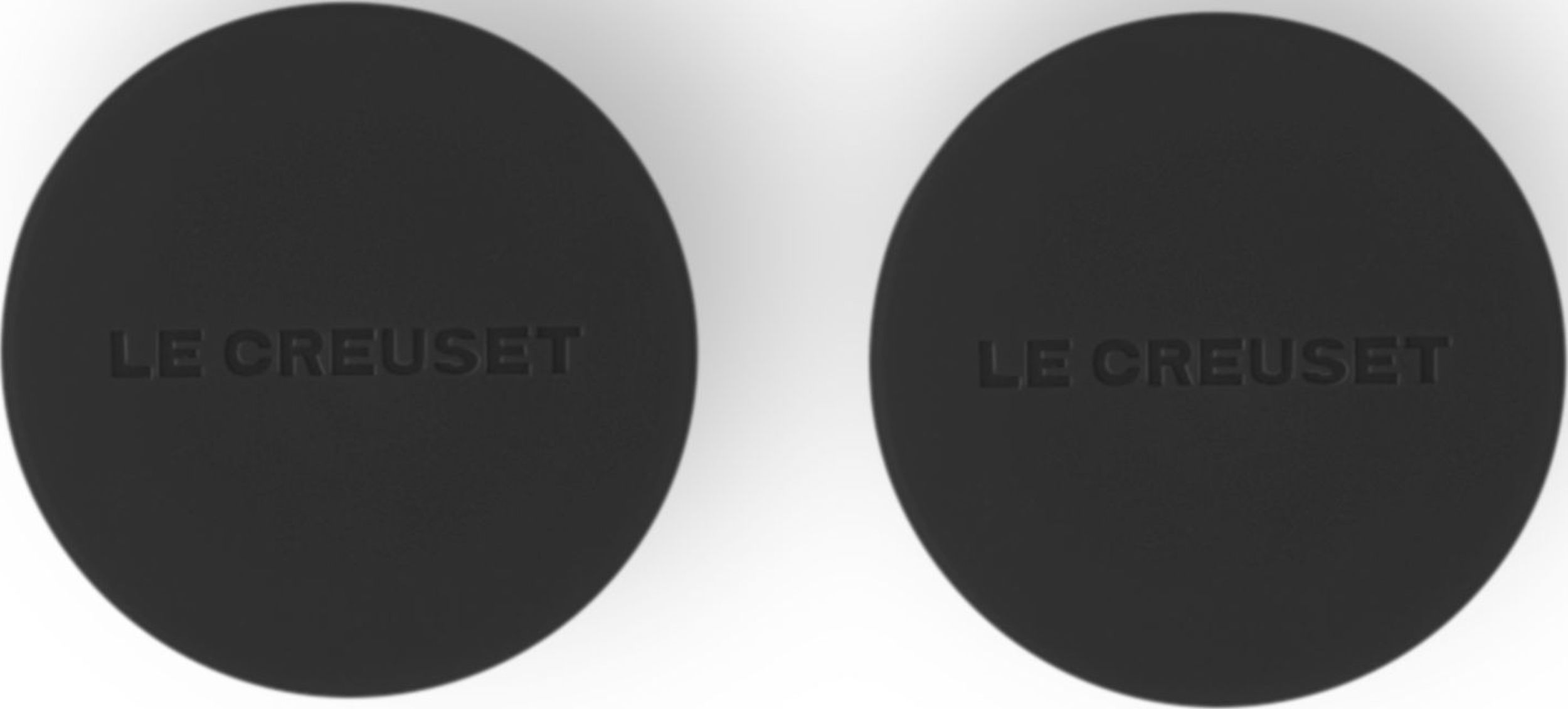 Zatyczki do młynków do soli lub pieprzu Le Creuset czarne 2 szt.