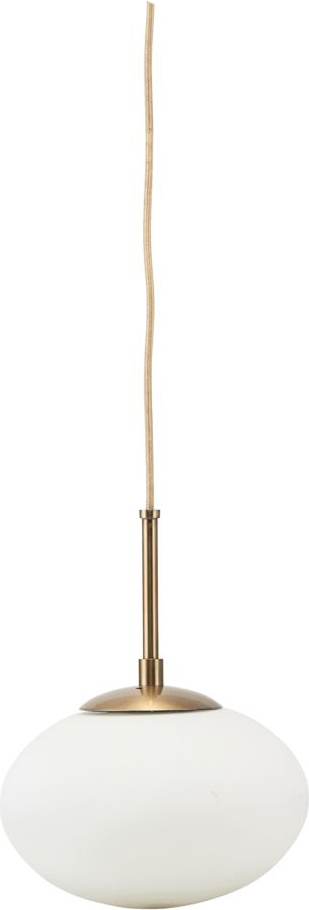 Lampa wisząca Opal 22 cm biała