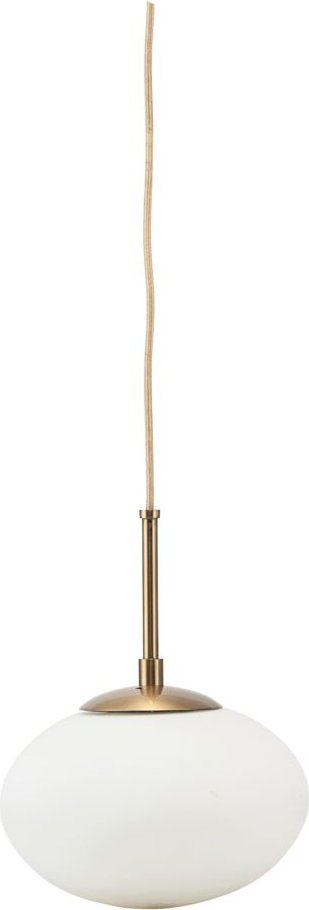 Lampa wisząca Opal 22 cm biała