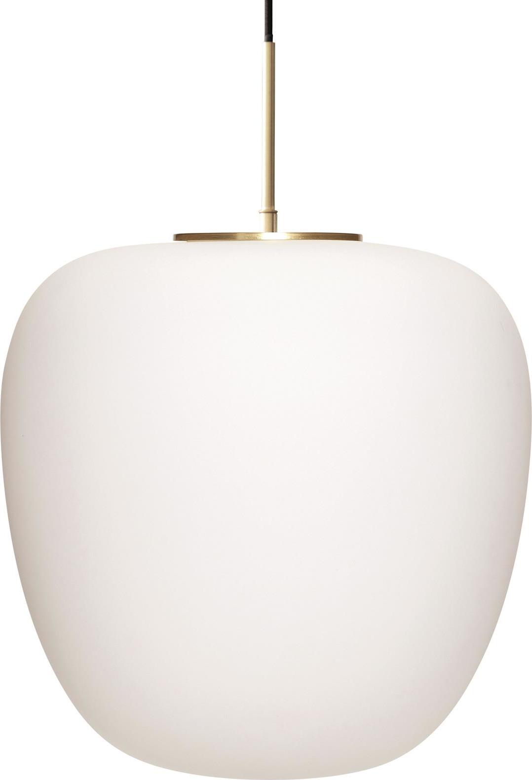 Lampa wisząca Hübsch 40 cm mosiężna podstawa