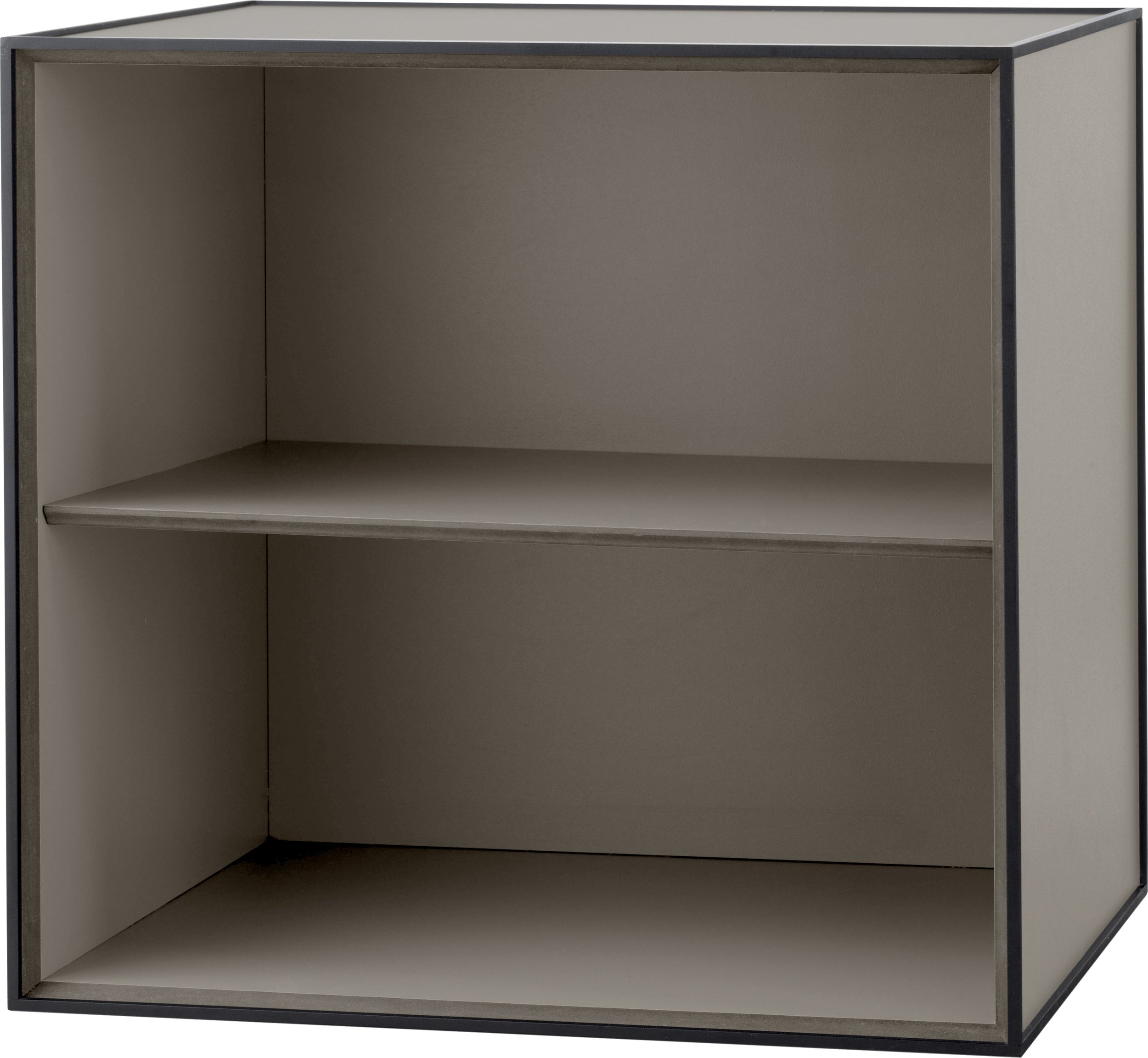 Szafka ścienna Frame 49 piaskowa z półką