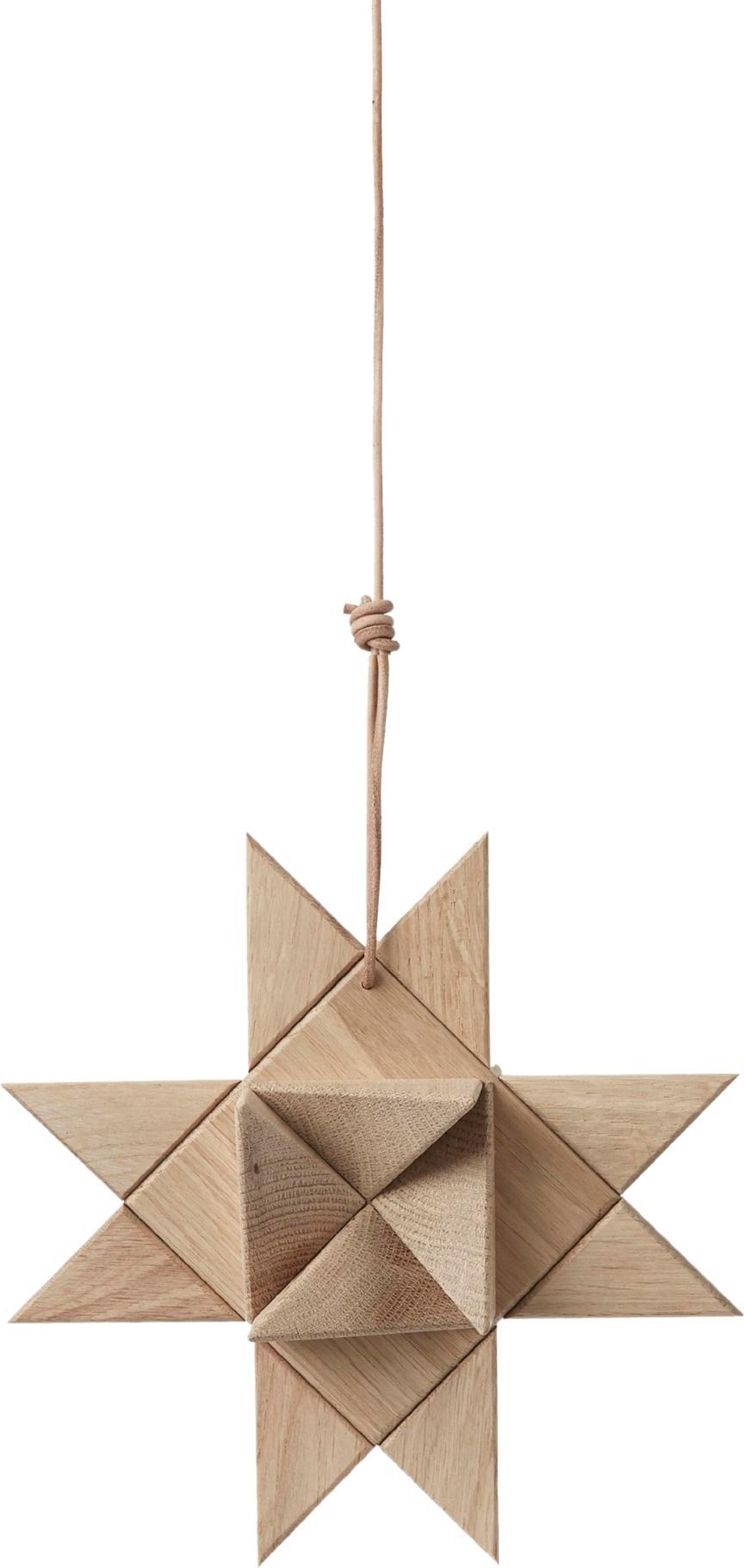 Dekoracja wisząca Fröbel Star naturalny dąb