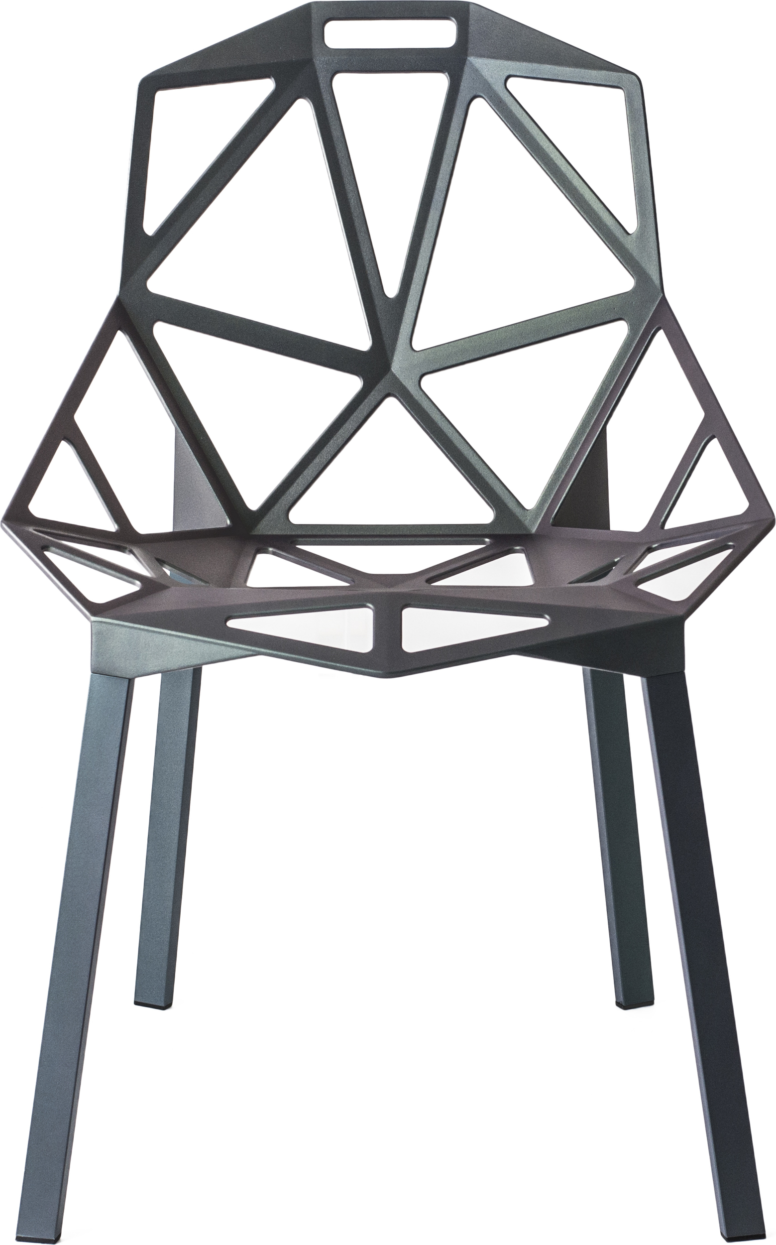 Krzesło Chair_One szarozielone