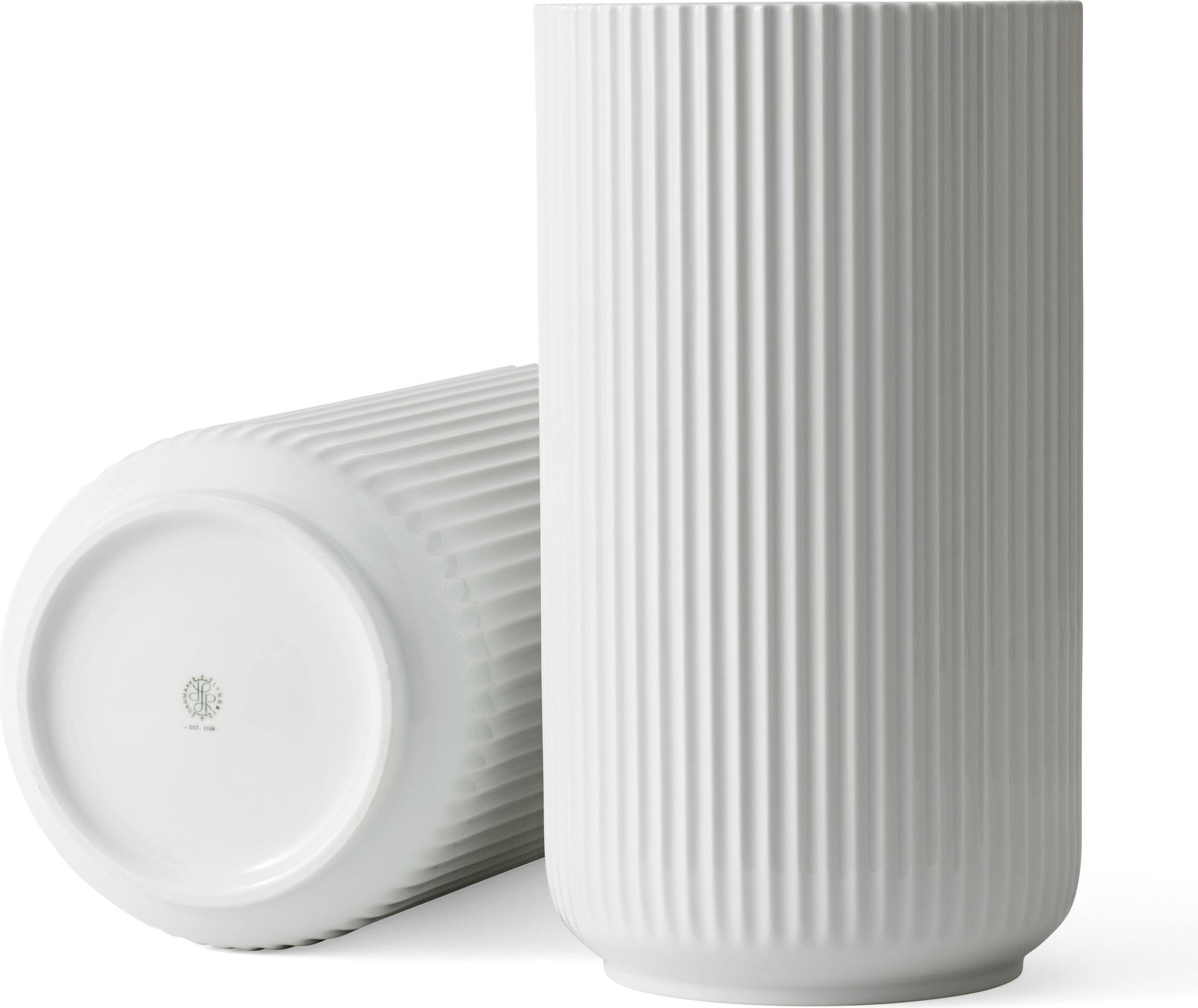 Wazon Lyngby biały 38 cm