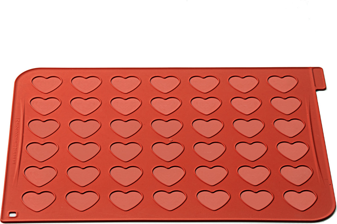 Forma do ciastek Silikomart Mac03 serca 30 x 40 cm