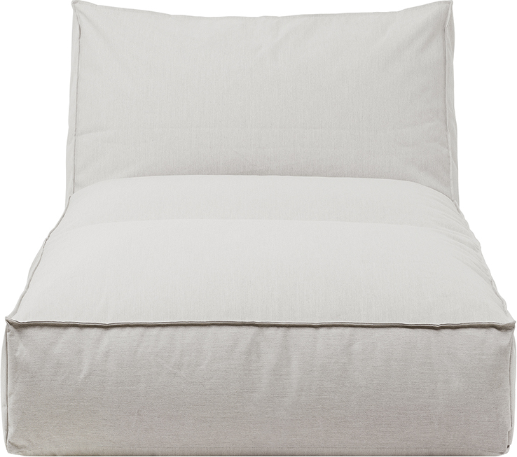 Leżanka ogrodowa Stay S jasnoszara pojedyncza