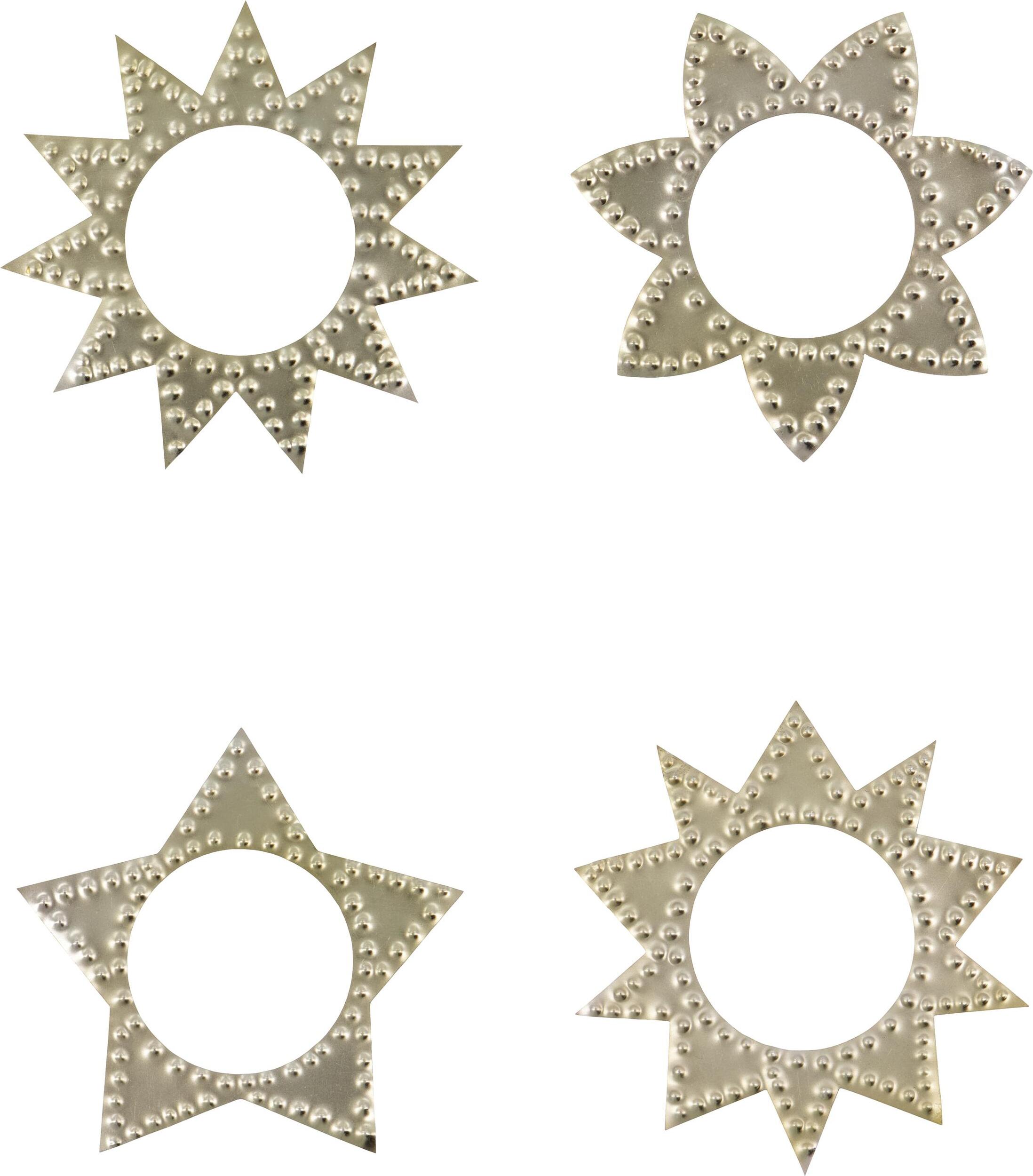 Obrączki na serwetki Ring szampańskie 4 szt.