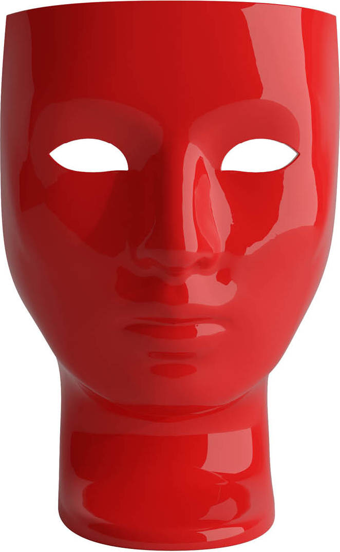 Fotel obrotowy Nemo błyszczący czerwony