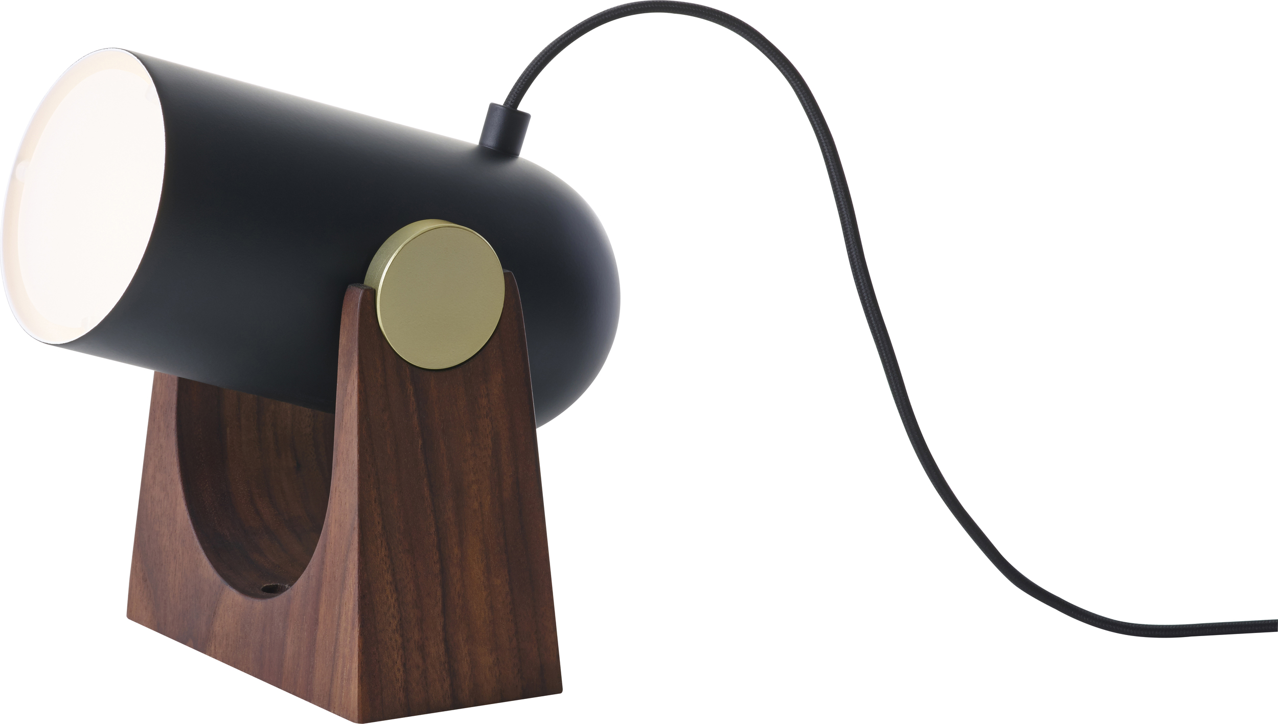 Lampa stołowa i ścienna Carronade czarna