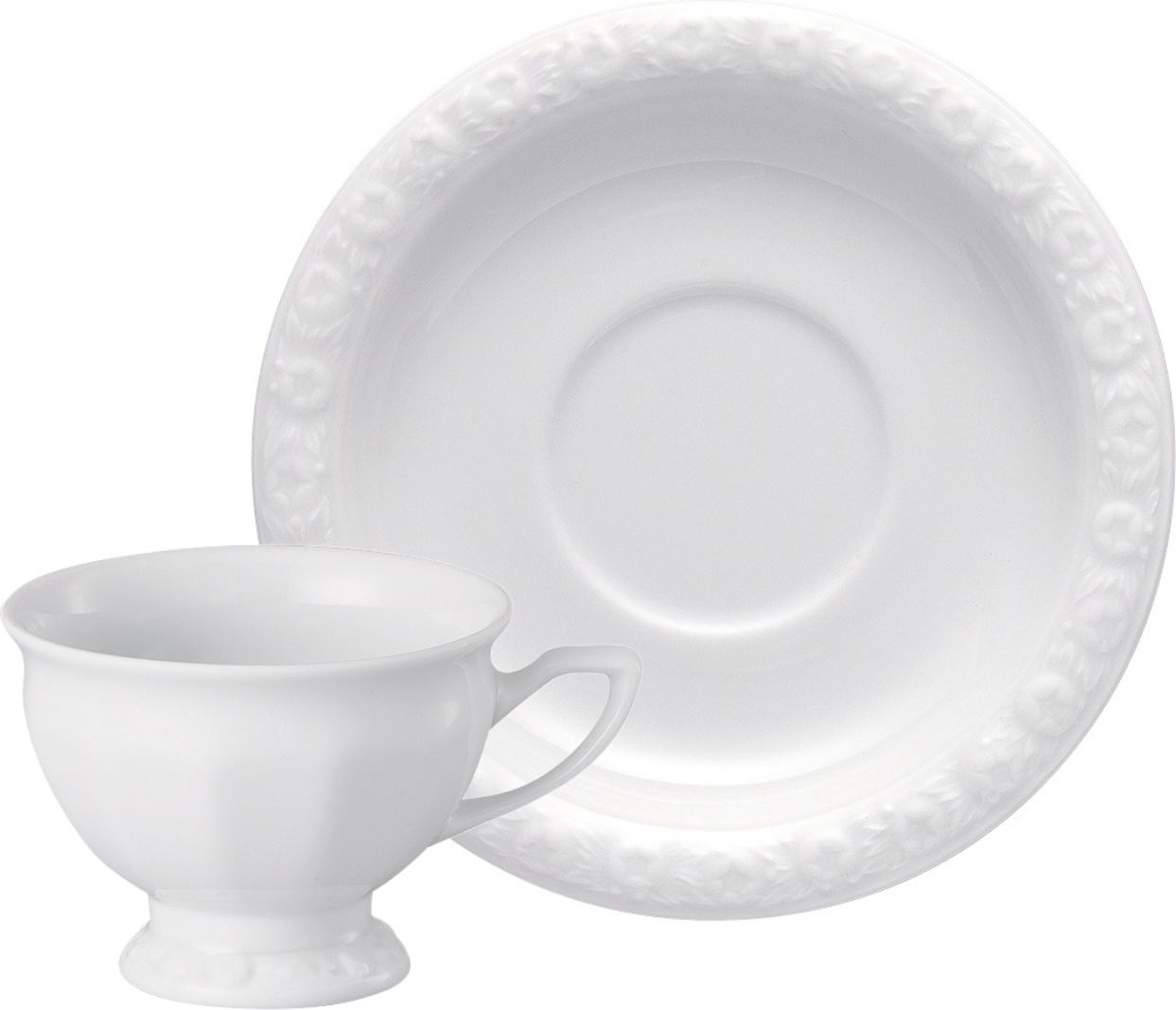 Filiżanka do espresso Maria Biała 80 ml ze spodkiem