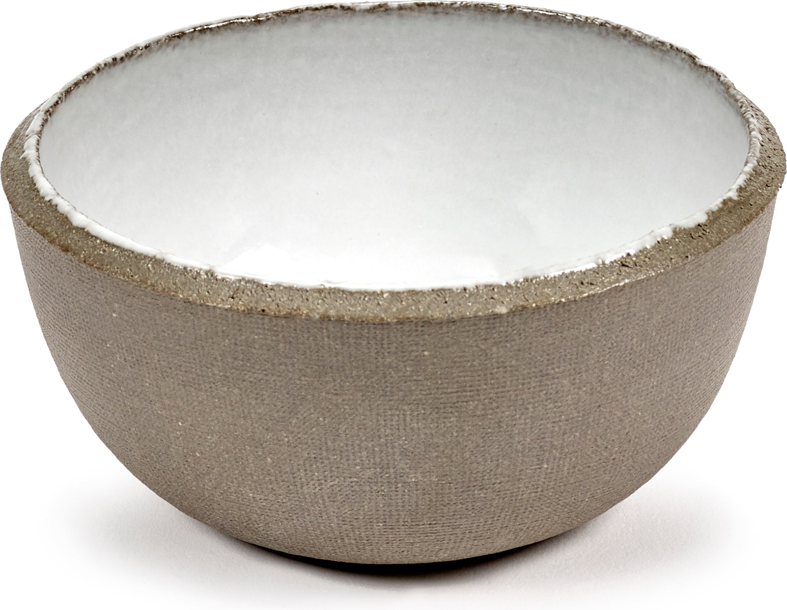 Miska FCK 200 ml brązowo-biała