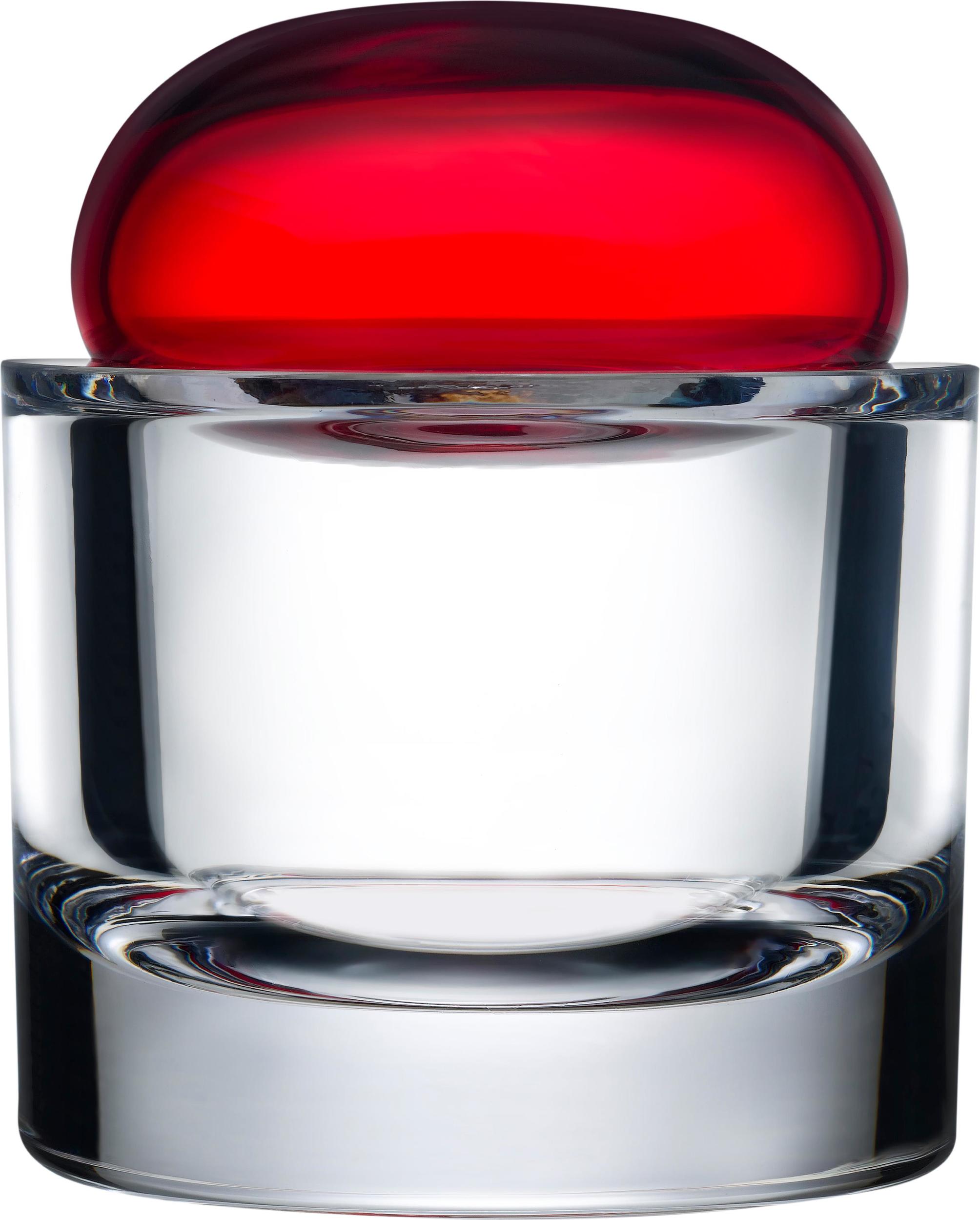 Pojemnik do przechowywania Ecrin S czerwony z przykrywką