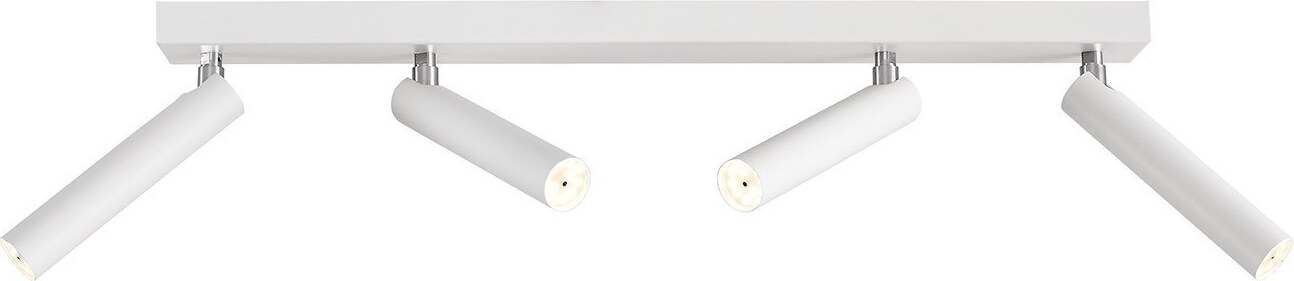 Listwa Roll biała poczwórna z łączeniem srebrnym