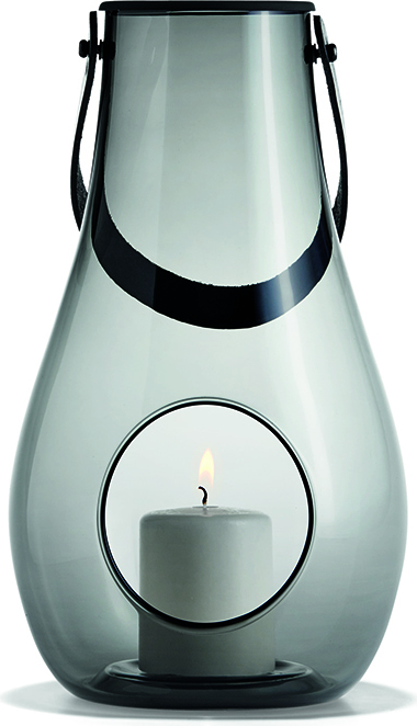 Latarnia Design With Light szara 29 cm