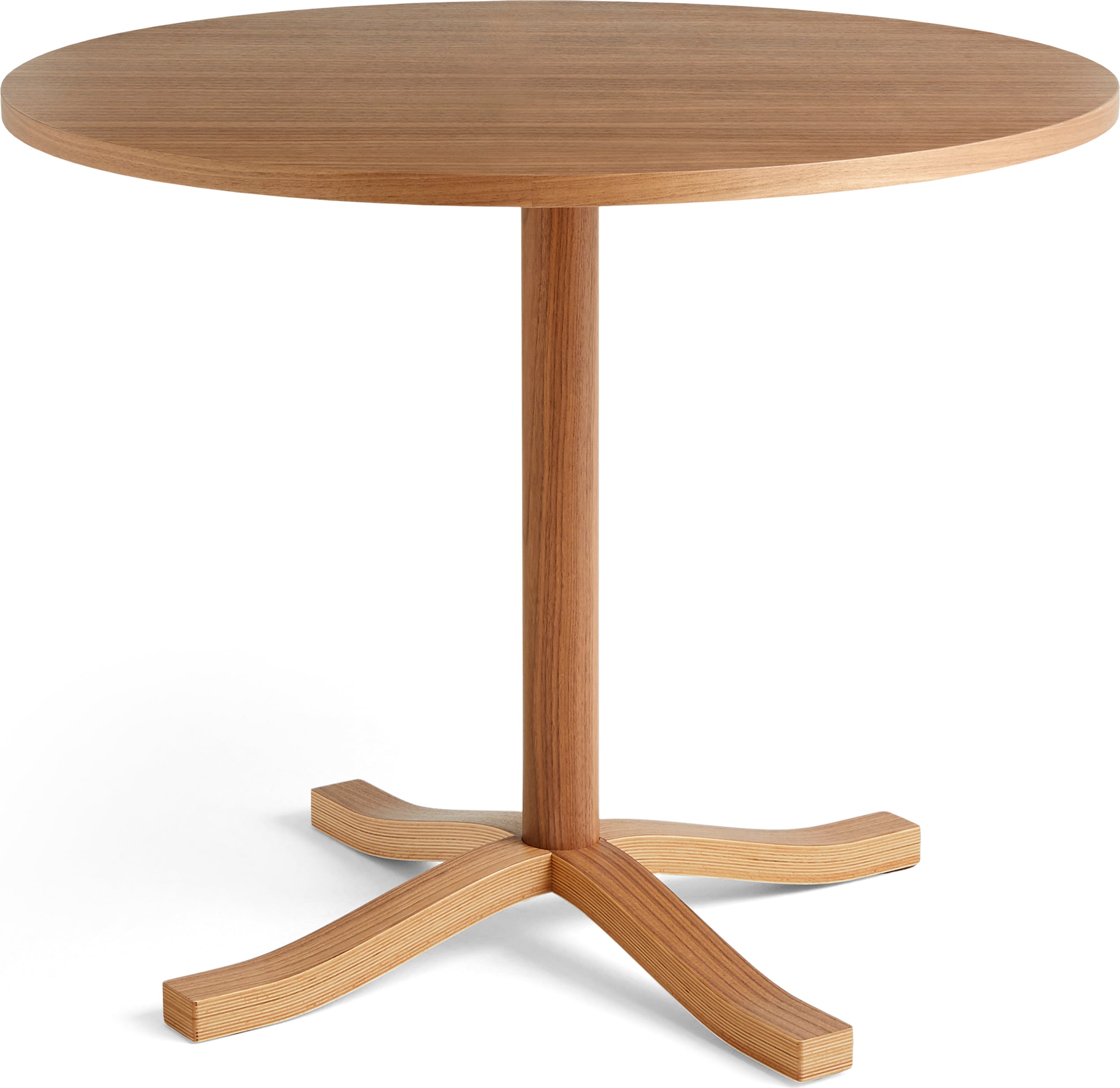 Stół Pastis okrągły 90 x 74 cm drewno orzechowe