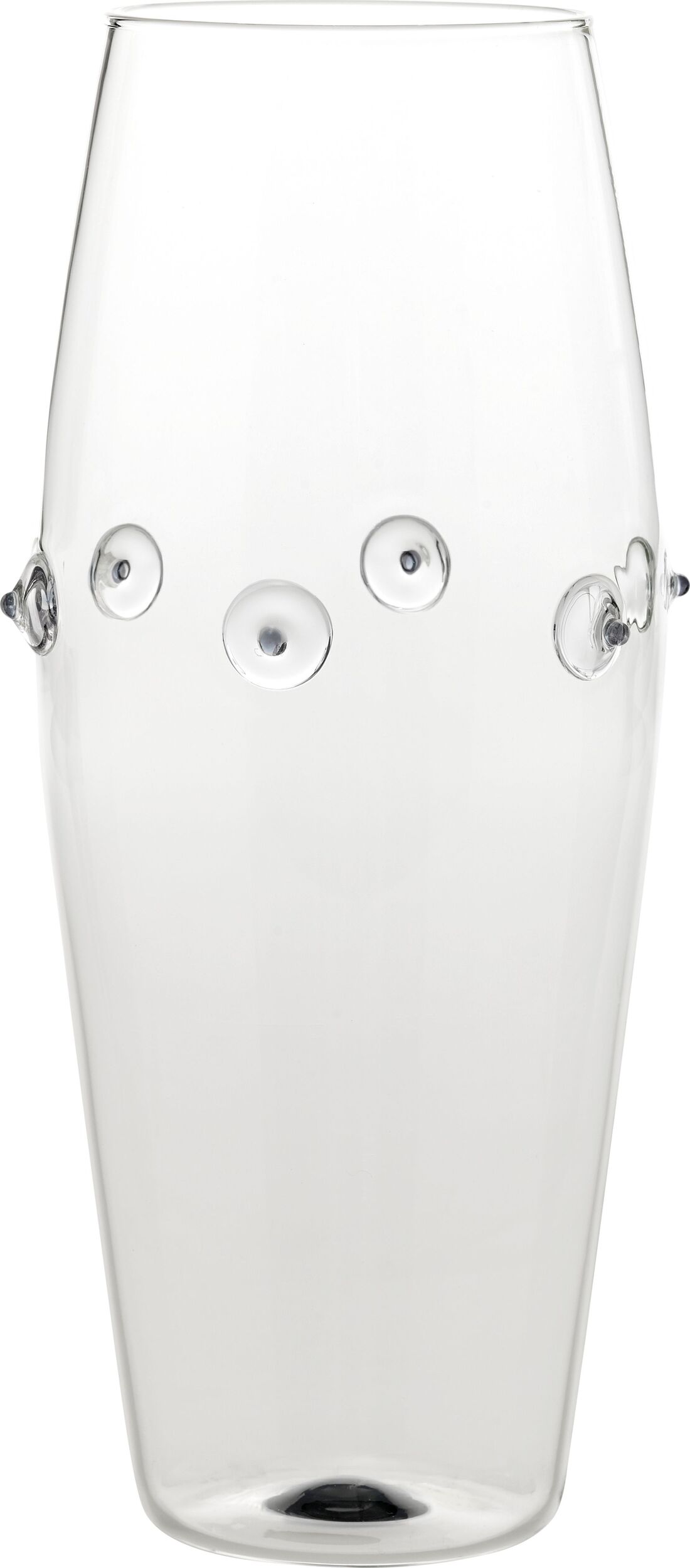 Wazon Patèa wypukły 30 cm szary