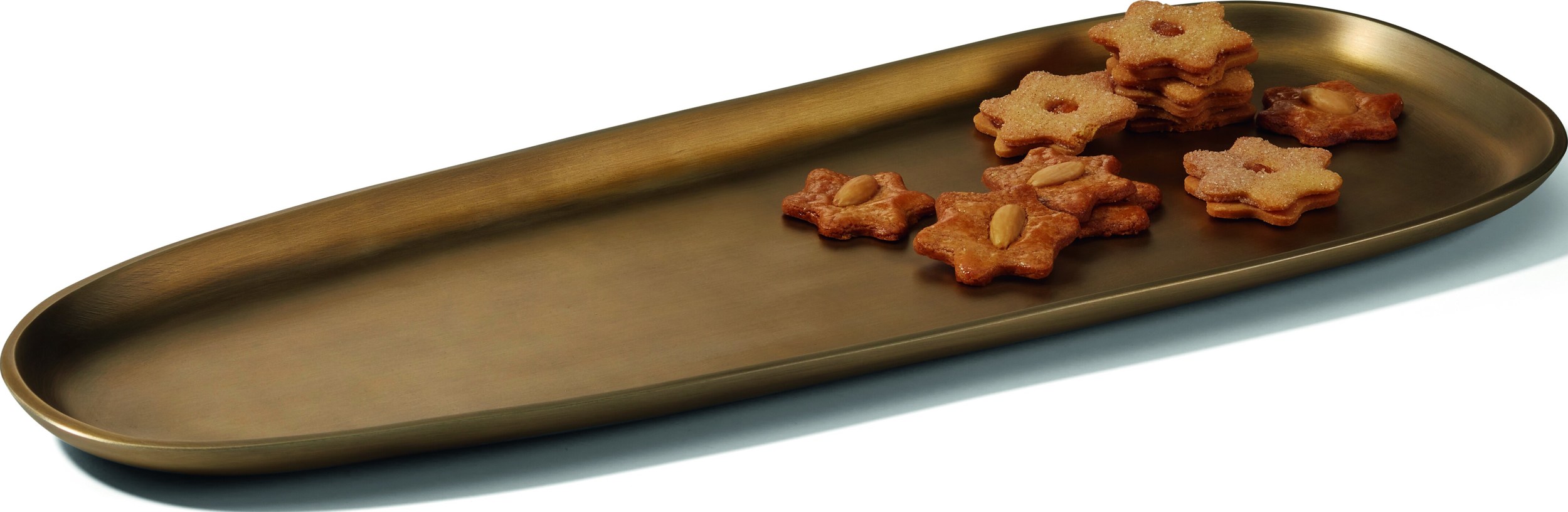 Taca do serwowania La Plana L jasny brąz