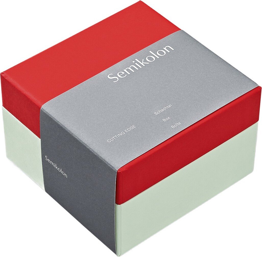 Pudełko prezentowe Cutting Edge L wiśniowo-pistacjowe