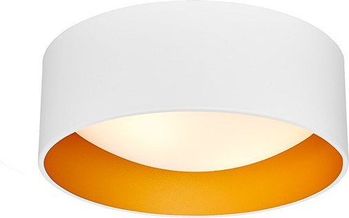 Plafon Vero S biel i złoto